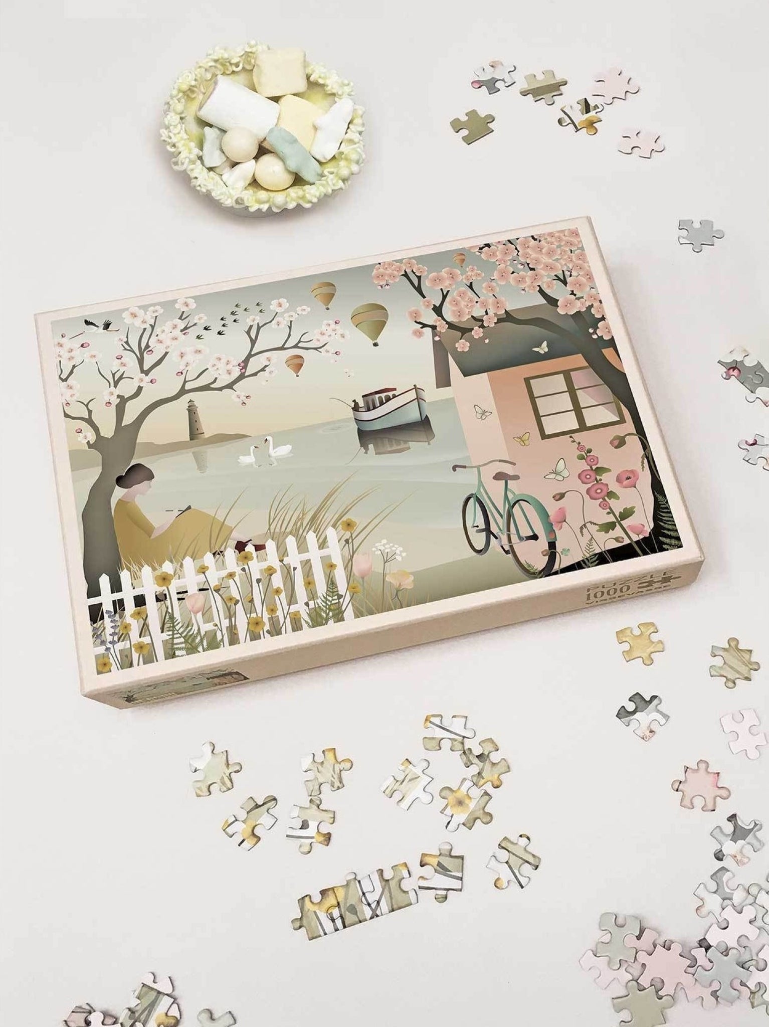 Vissevasse By The Sea Puzzle, 1000 Pieces