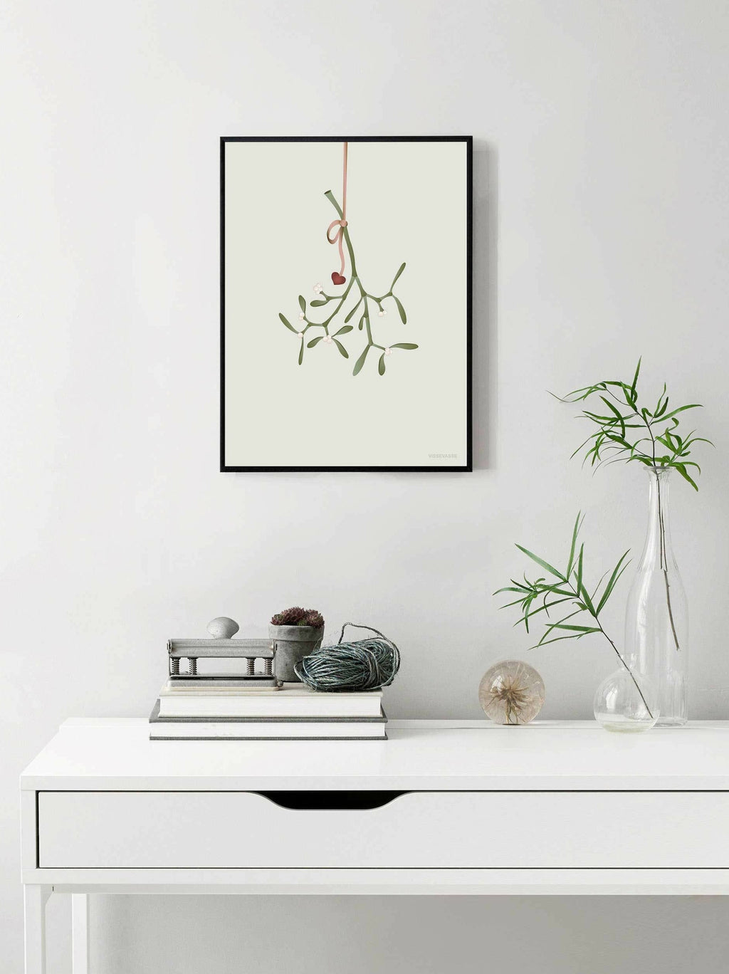 Vissevasse Mistletoe Poster, 30 X40 Cm