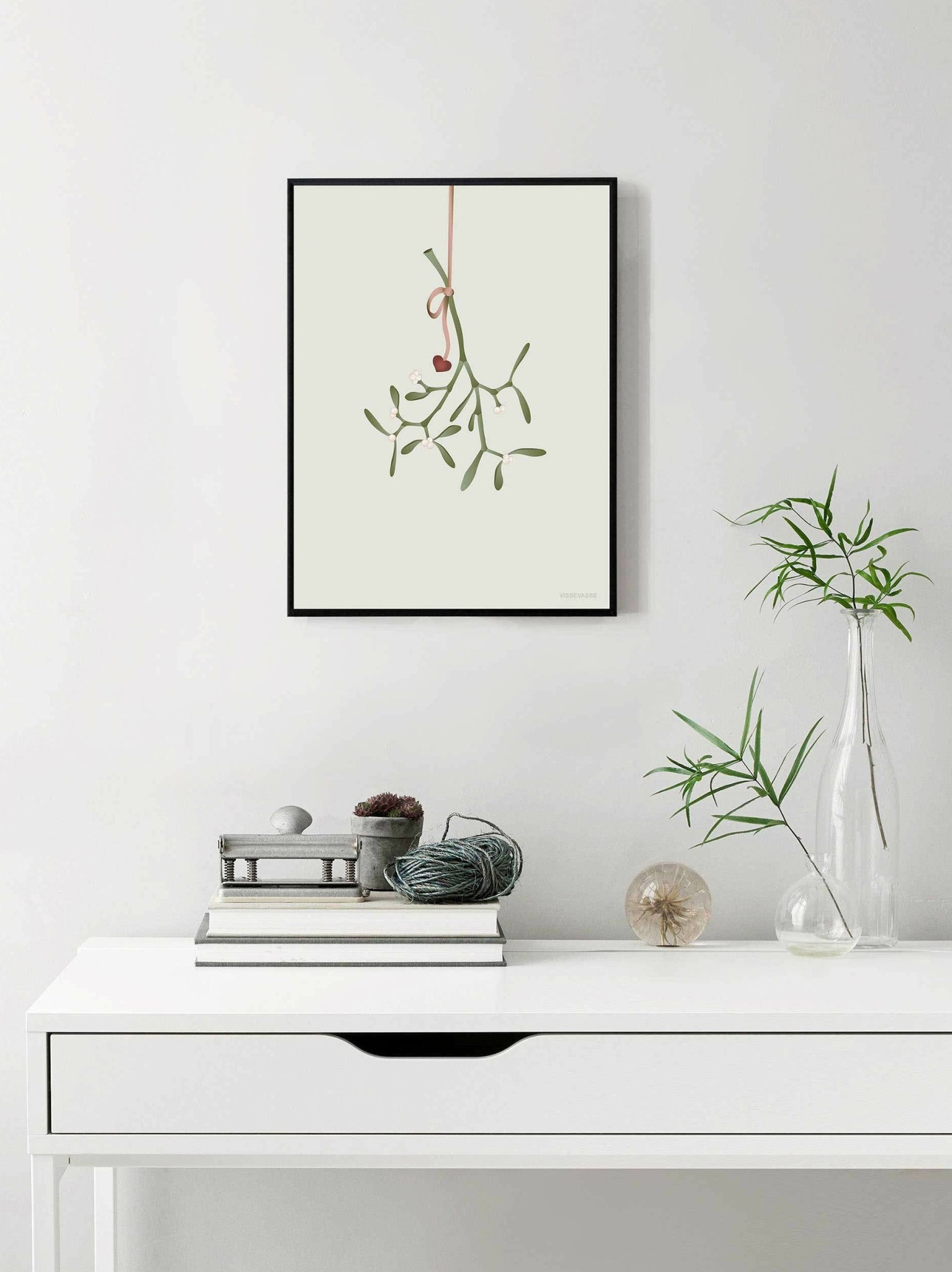 Vissevasse Mistletoe Poster, 30 X40 Cm