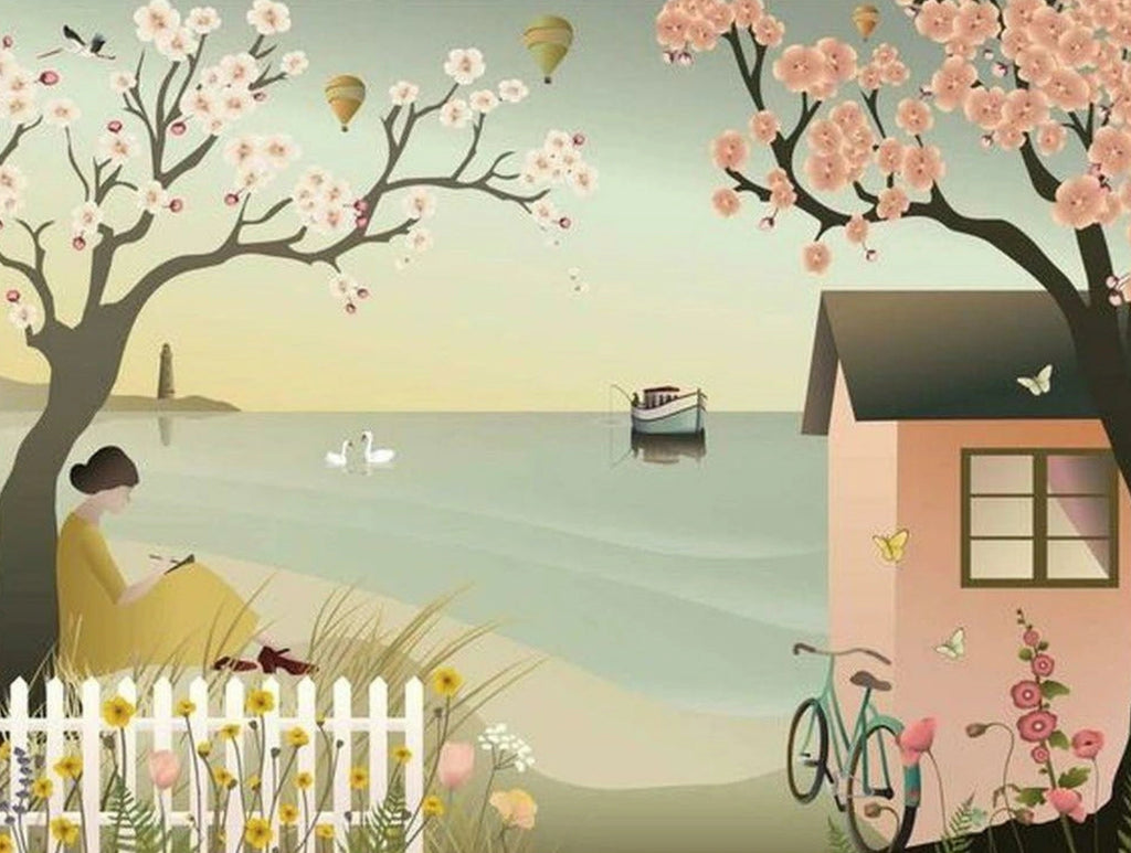 Vissevasse By The Sea Poster, 15 X21 Cm