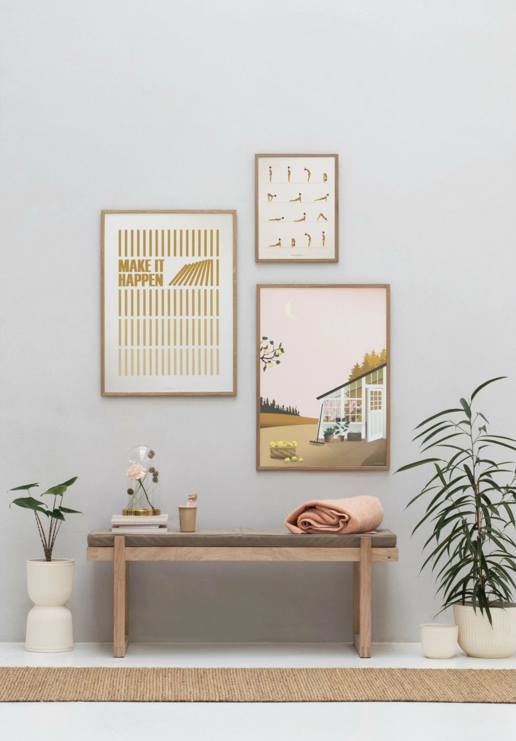 Vissevasse Sun Welcome Poster, 50 X70 Cm