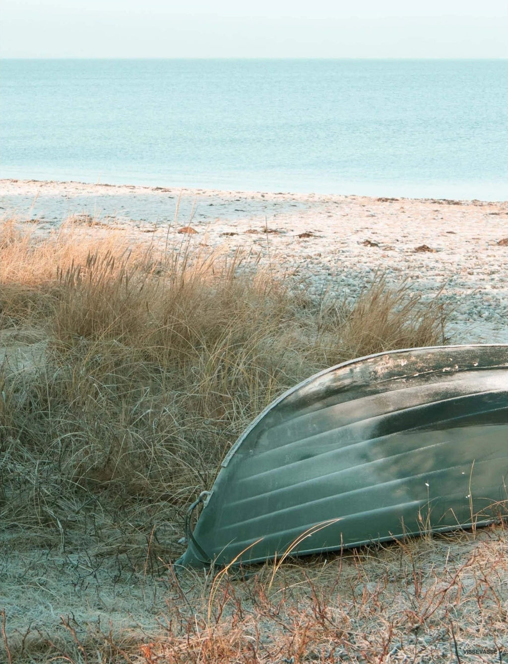 Vissevasse Boat On The Shore Poster, 50x70cm