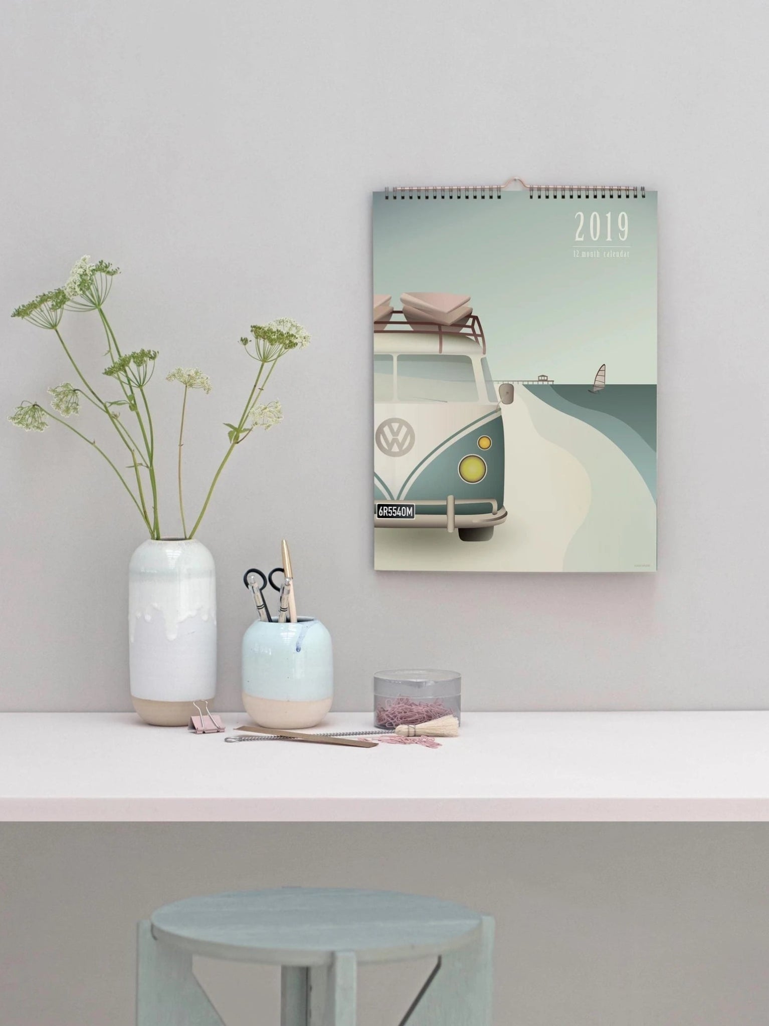 Vissevasse Wall Calendar 2019