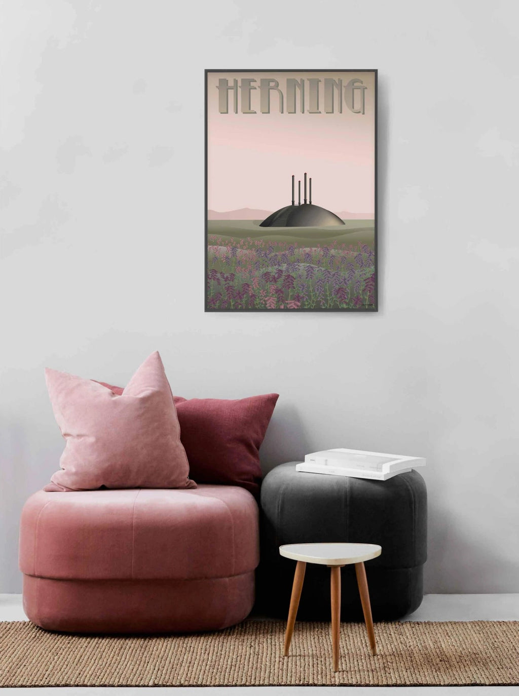 Vissevasse Herning Elia Poster, 15 X21 Cm
