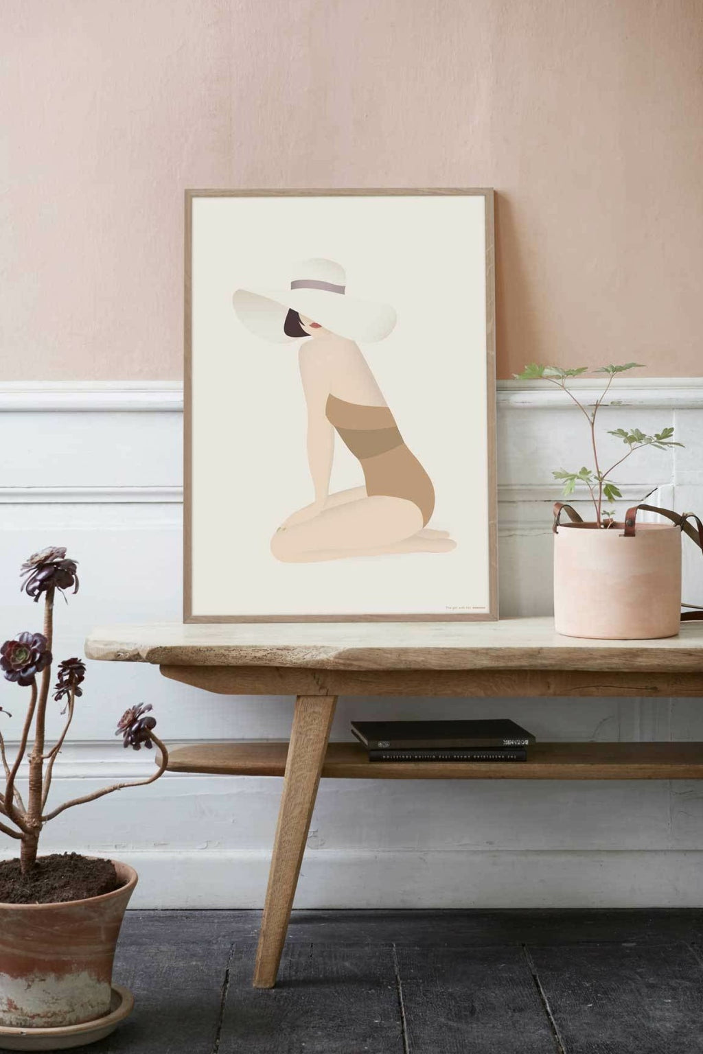 Vissevasse Summer Girl Poster, 30 X40 Cm