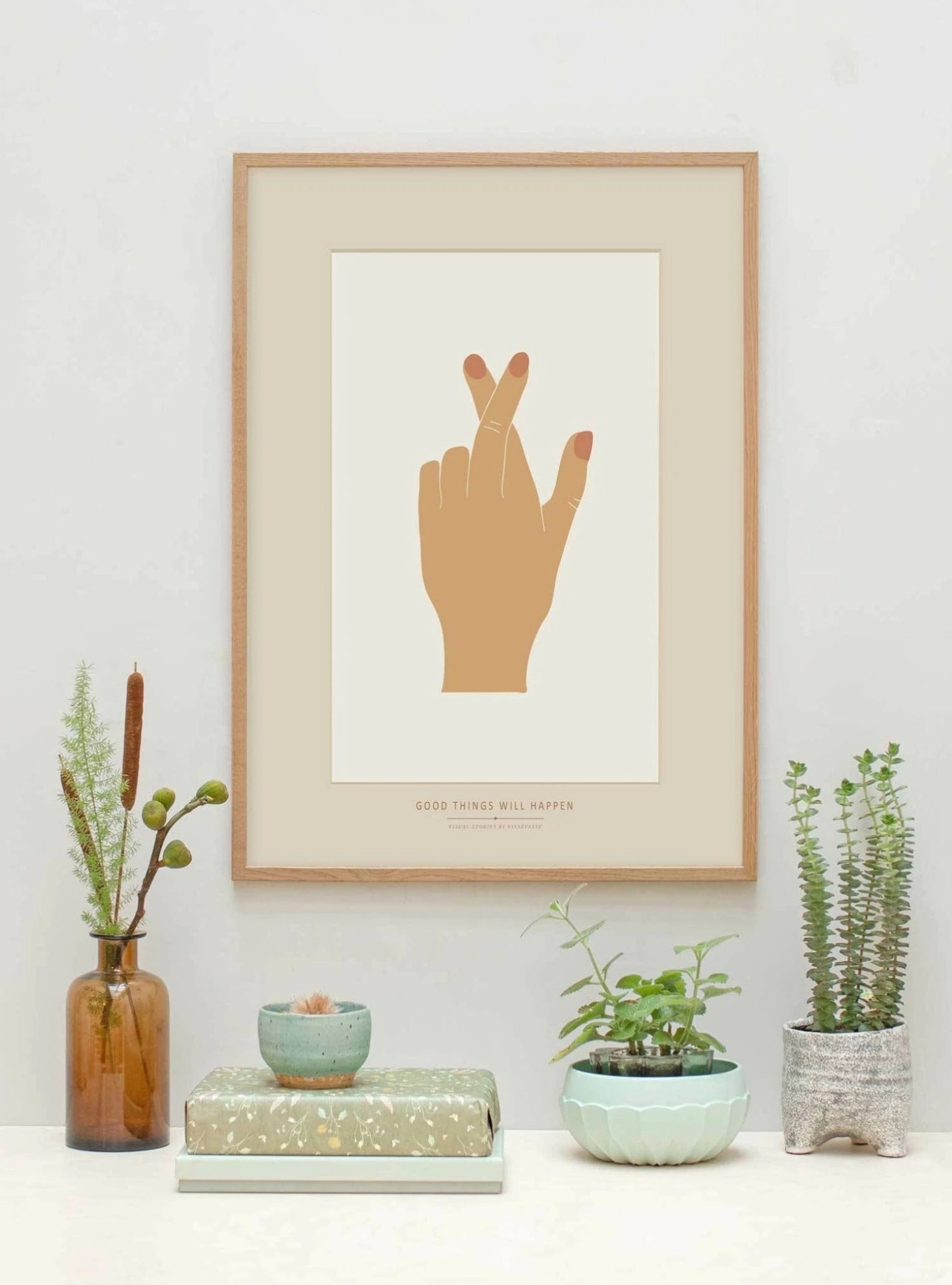 Vissevasse Good Things Will Happen Poster, 30 X40 Cm