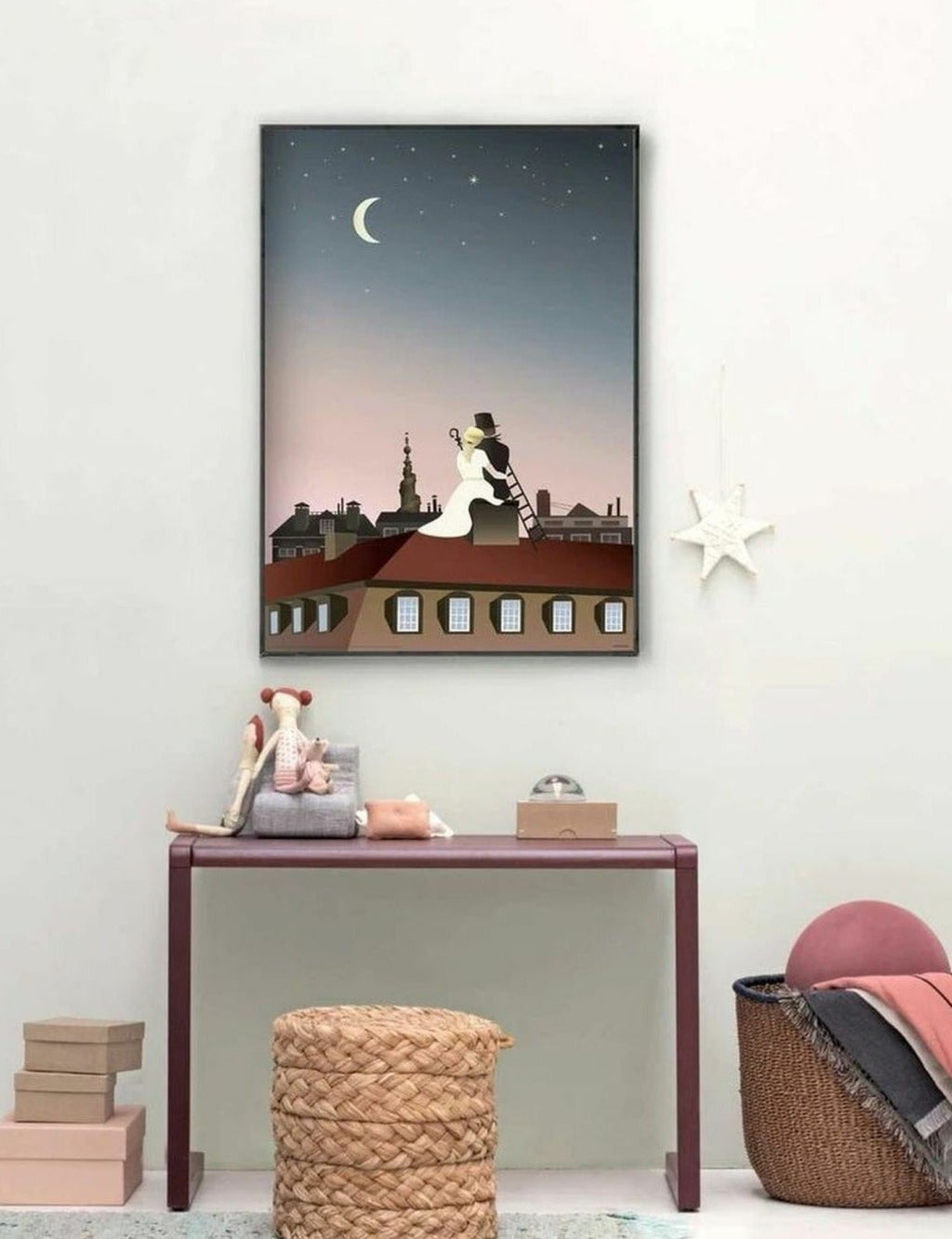 Vissevasse The Shepherdess And The Chimney Sweep Poster, 30 X40 Cm