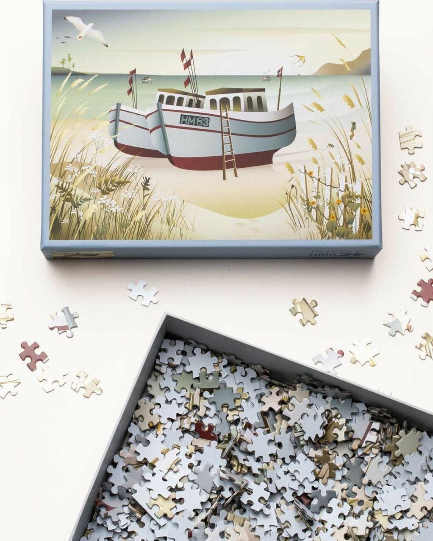 Vissevasse Fishing Boats Puzzle With 1000 Pieces