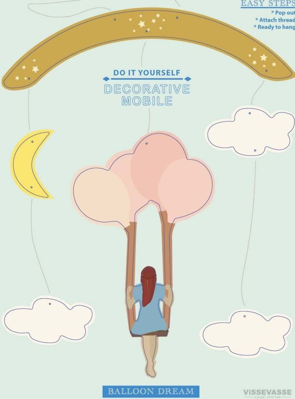 Vissevasse Balloon Dream Decorative Mobile
