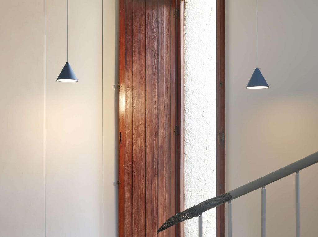 Flos String Light Cone Head Pendant Lamp Bluetooth 22 M, Blue