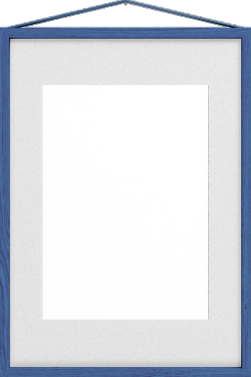 Moebe A3 Blue Satined Frame: Stylish Birch Wood Design for Art Display