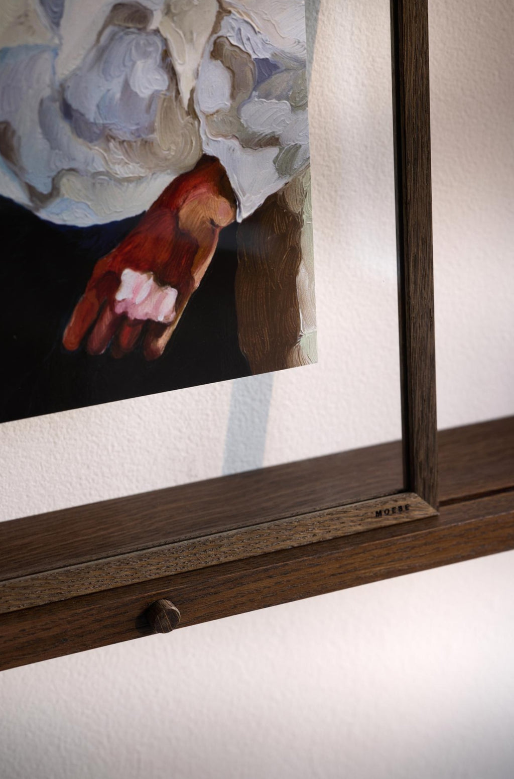 Transform Your Space with Moebe's 120cm Smoked Oak Gallery Shelf