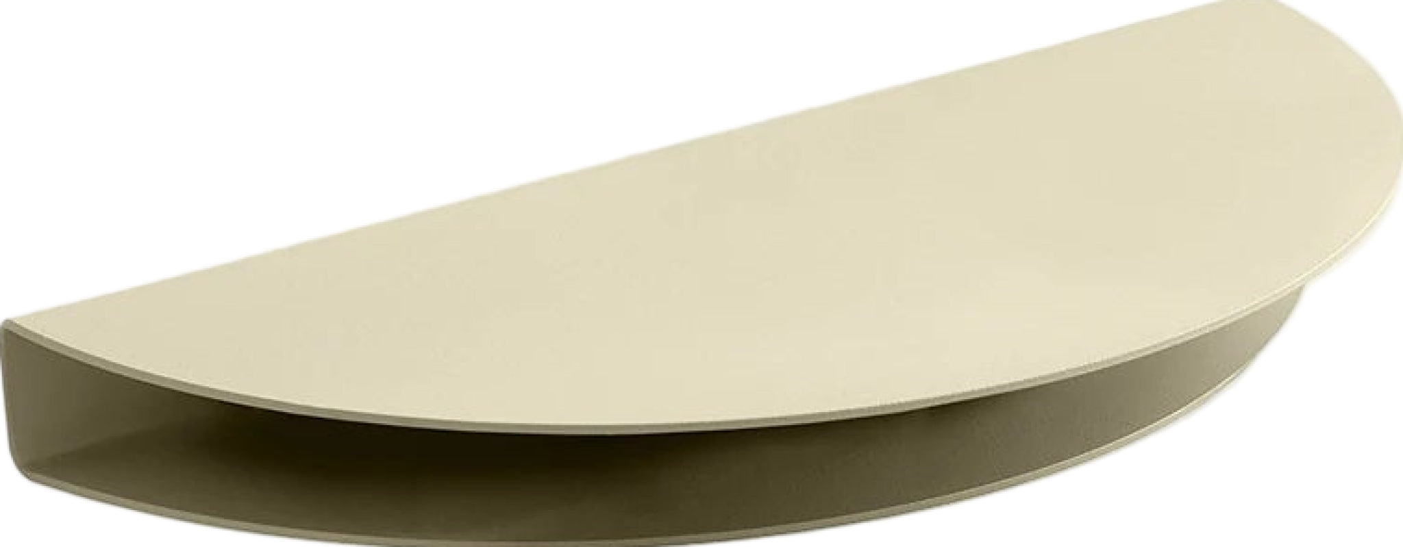 Moebe Half Moon Shelf Sand - Stylish Steel Storage for Home Decor