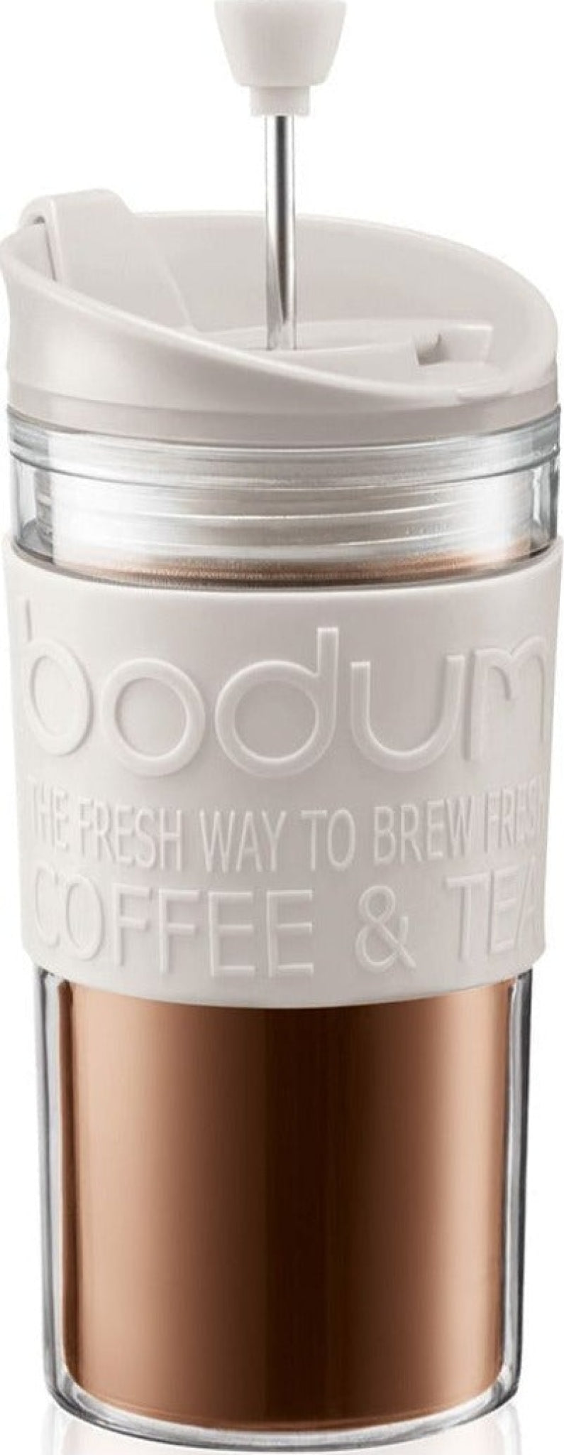 Bodum Travel Press Set Coffee maker double-walled, cream