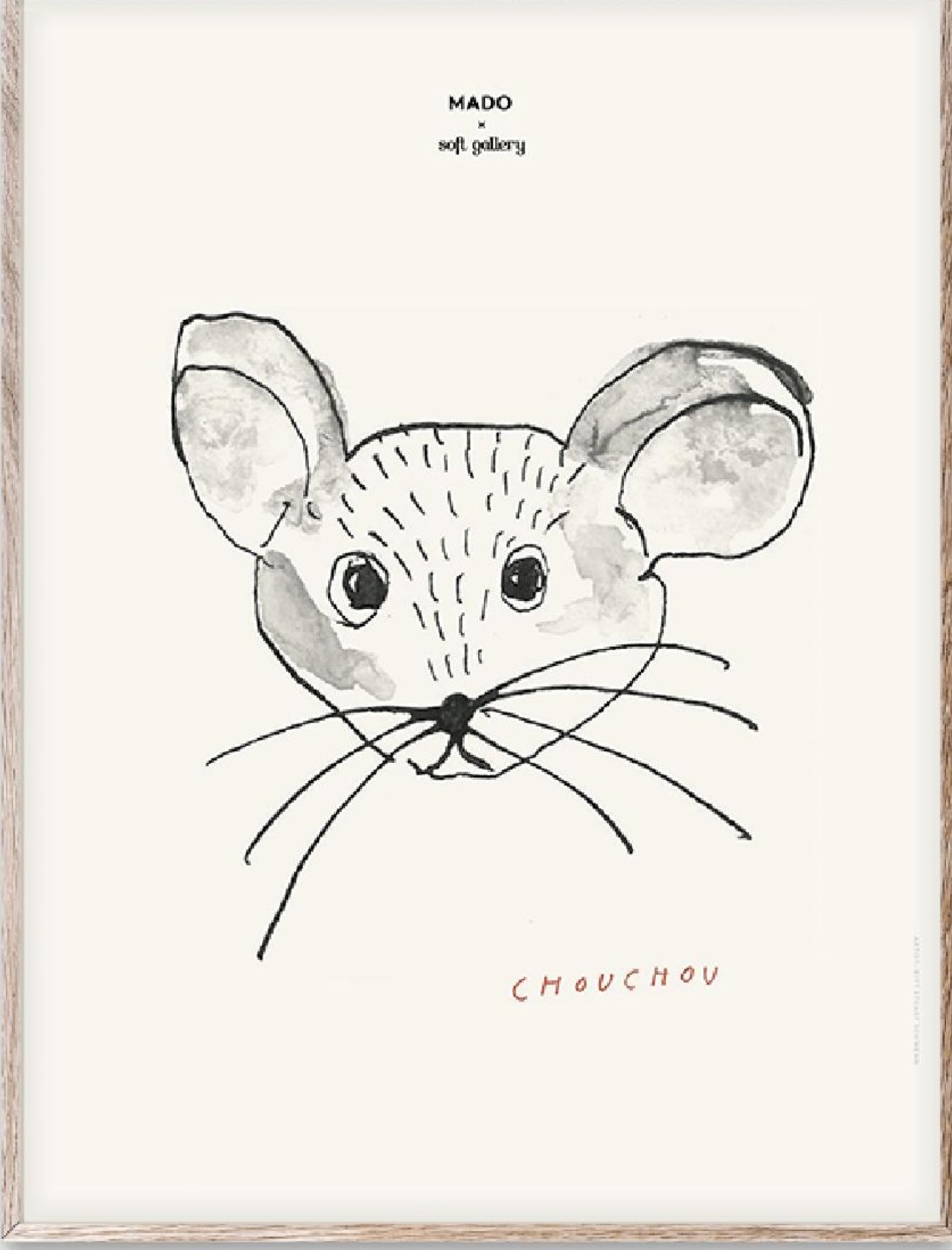 Paper Collective Chou Chou Poster, 30x40 Cm