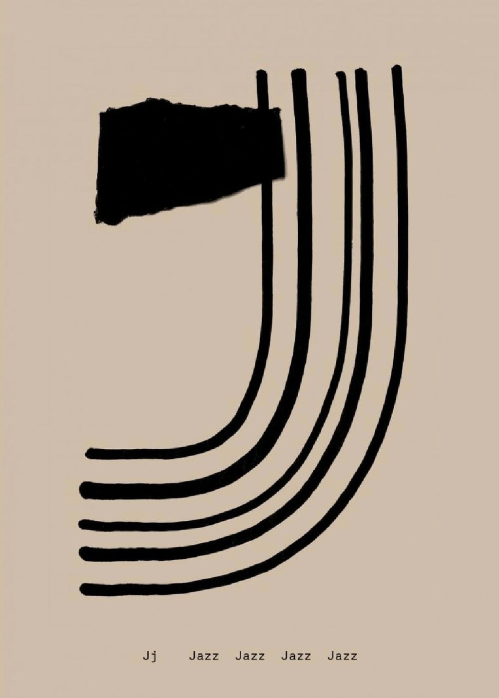 Paper Collective J Card, A5