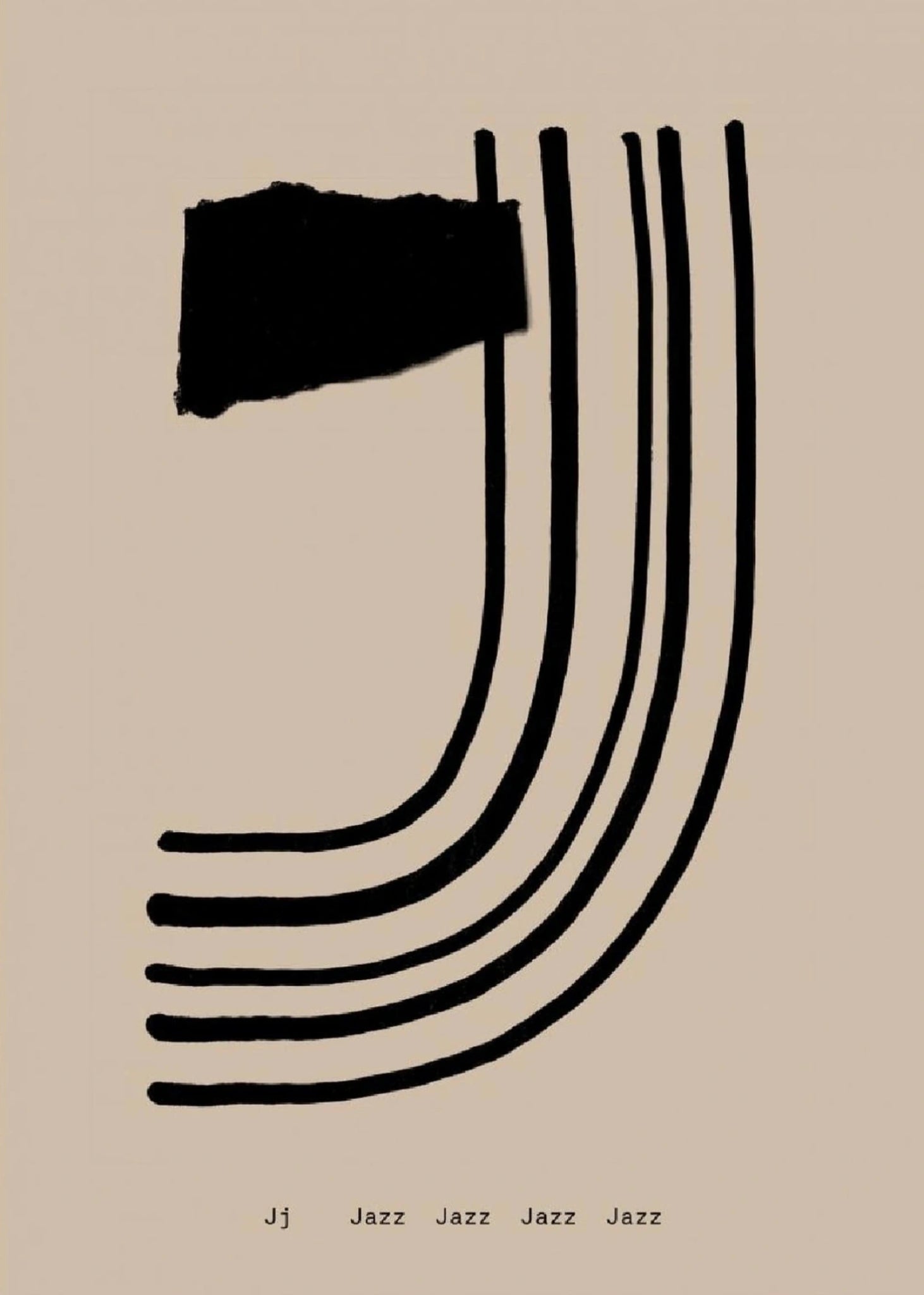 Paper Collective J Card, A5