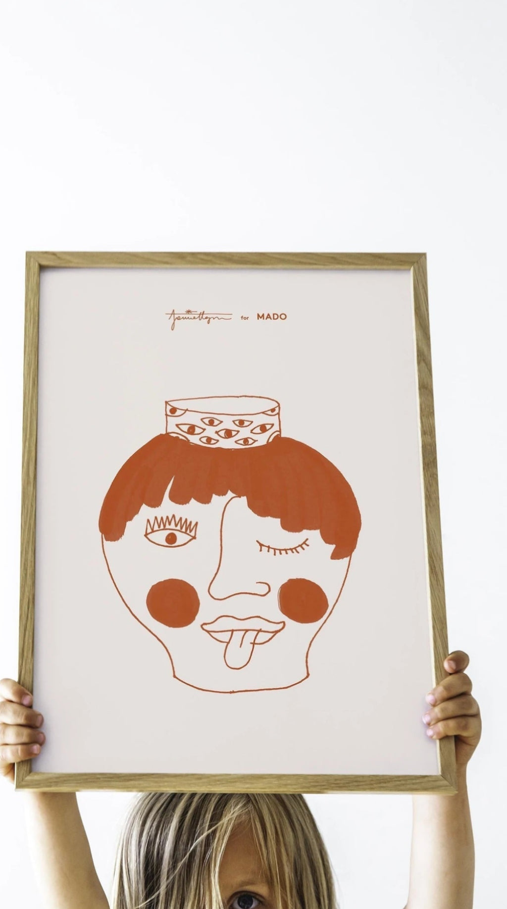 Paper Collective Tongy Pongy Poster, 30x40 Cm