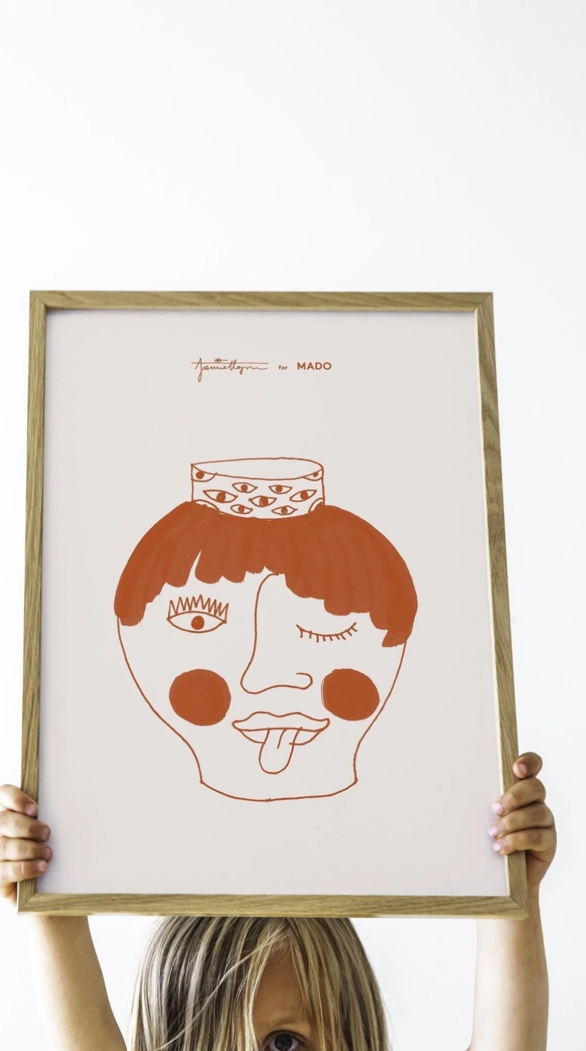 Paper Collective Tongy Pongy Poster, 30x40 Cm