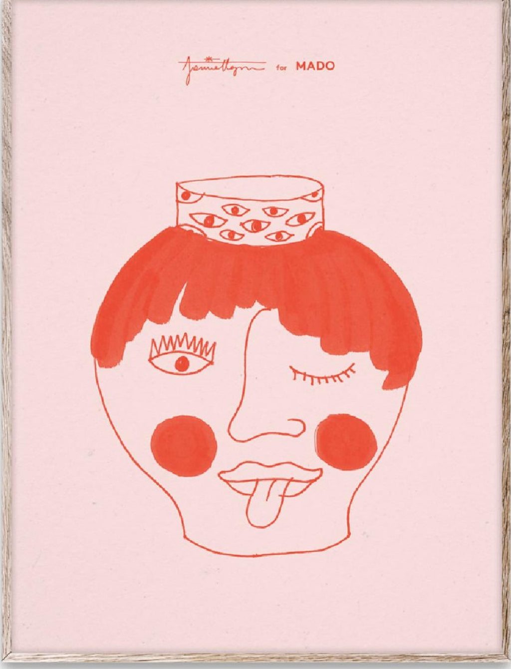 Paper Collective Tongy Pongy Poster, 30x40 Cm