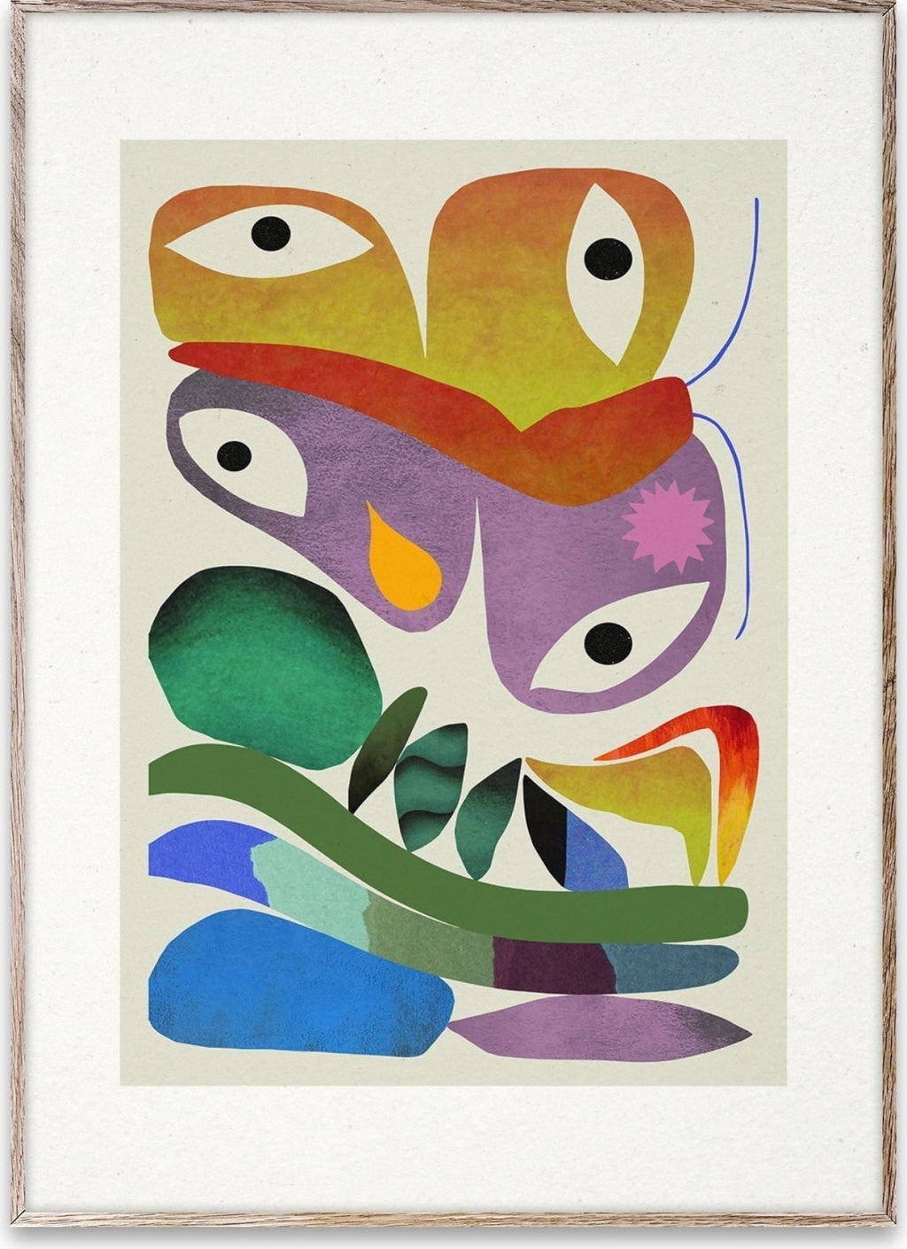Paper Collective Butterfly Eyes Poster, 30 X40 Cm