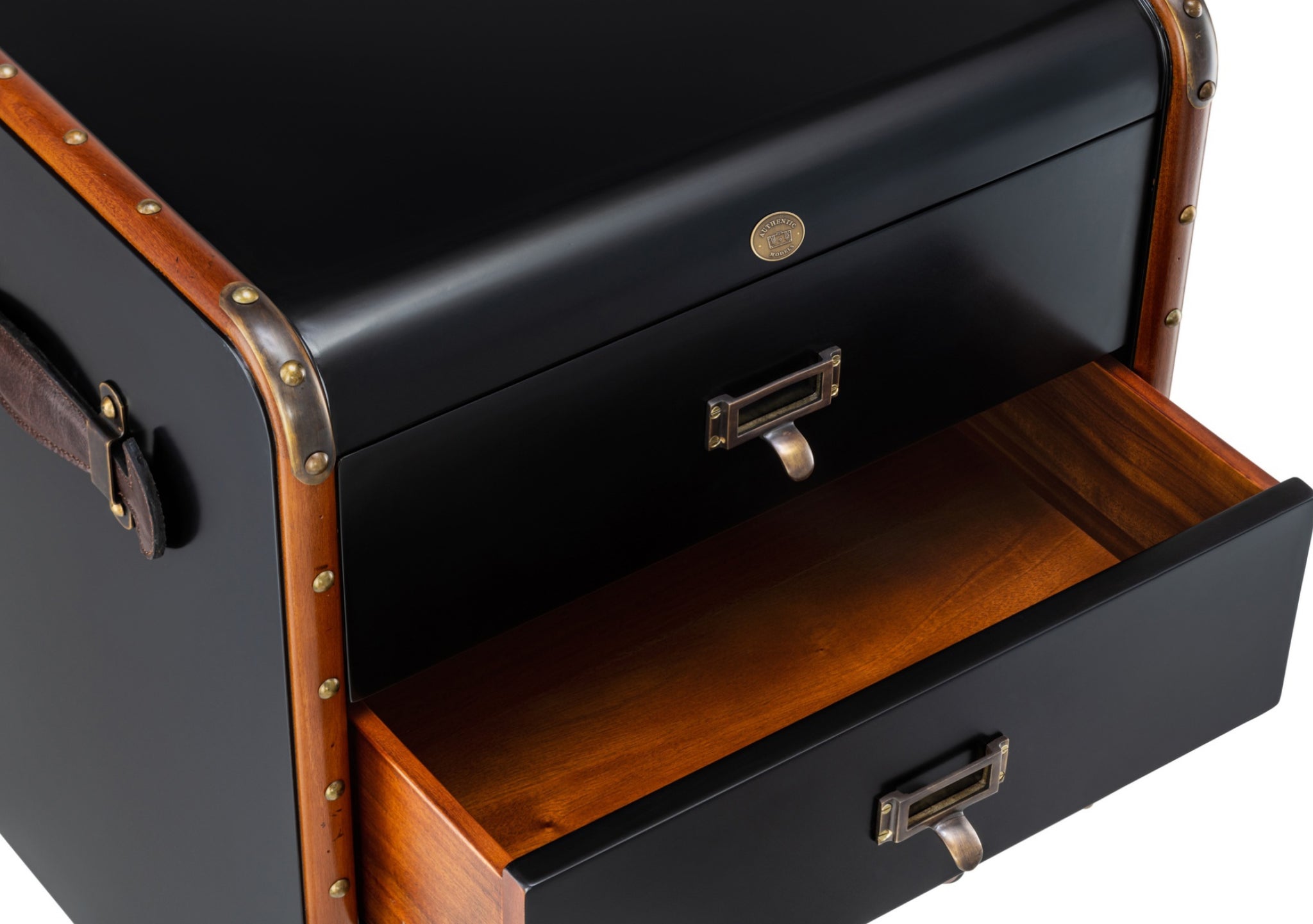 Authentic Models Stateroom Drawers Black, Small