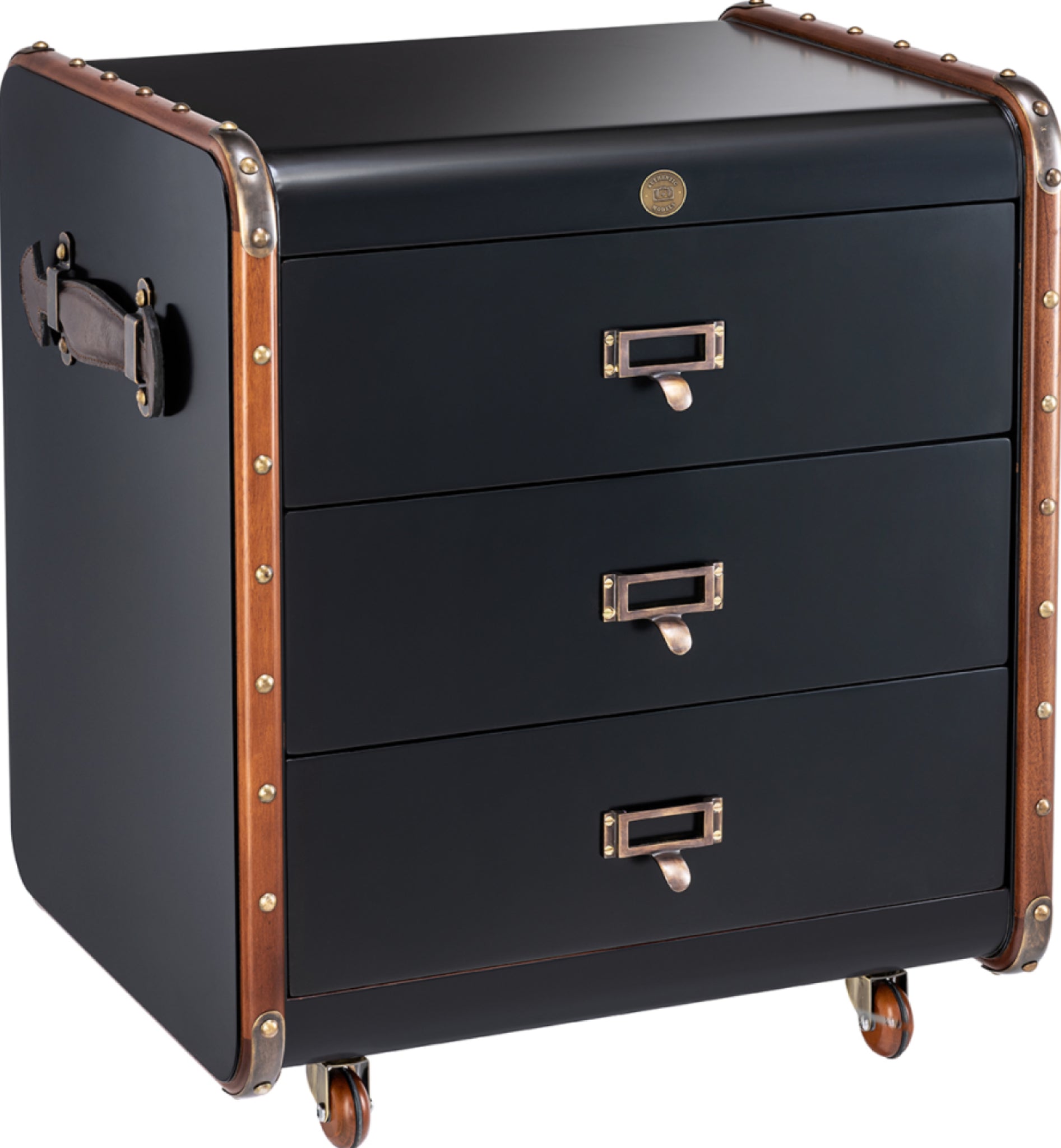 Authentic Models Stateroom Drawers Black, Small