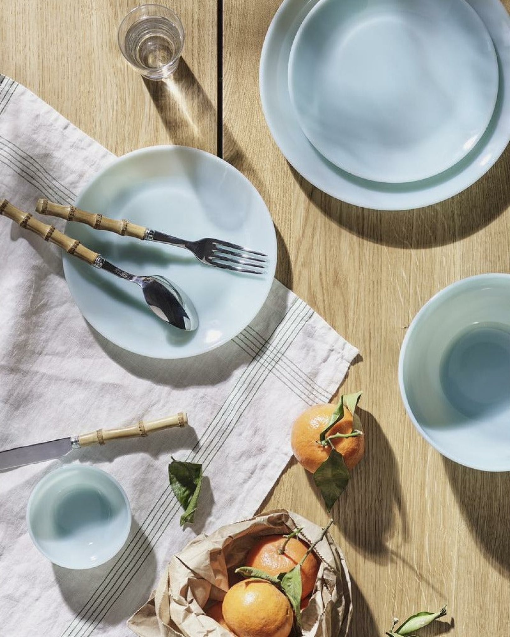 Lucie Kaas Milk Bowl Large, Minty Haze