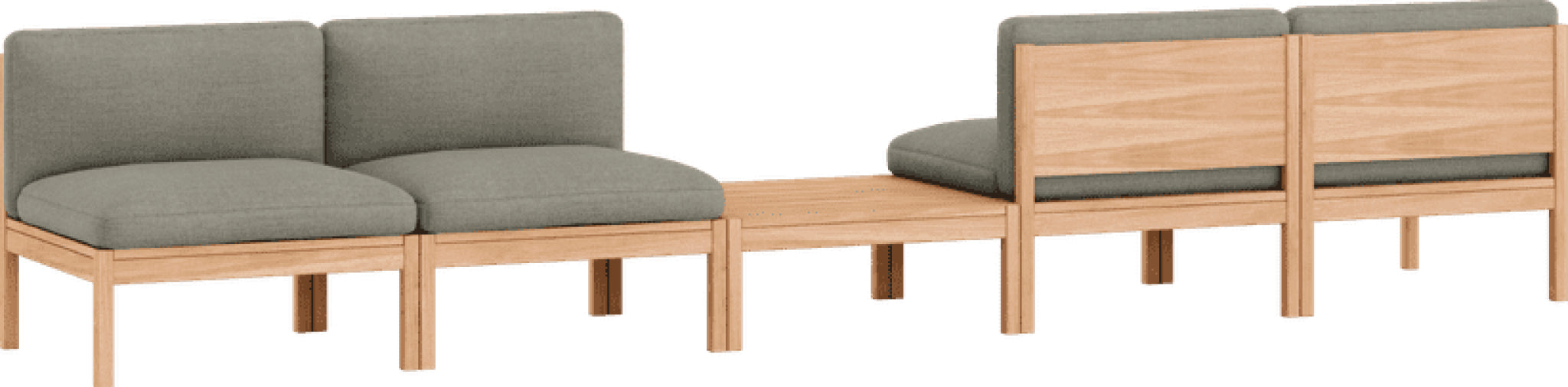 Moebe Modular Sofa Set, Mixed Combination B, Re-wool 128 (fsc Mix Credit)