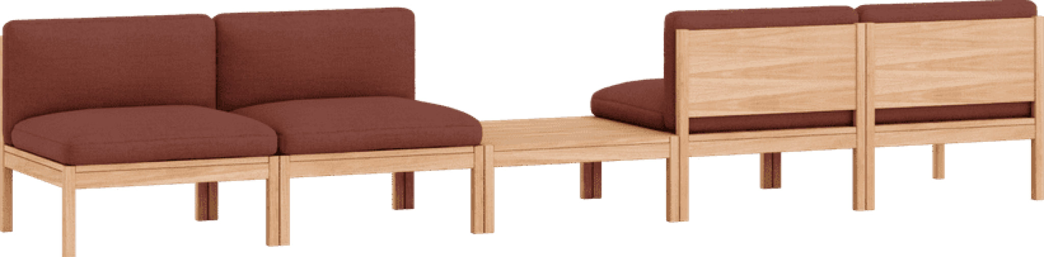 Moebe Modular Sofa Set, Mixed Combination B, Re-wool 687 (fsc Mix Credit)