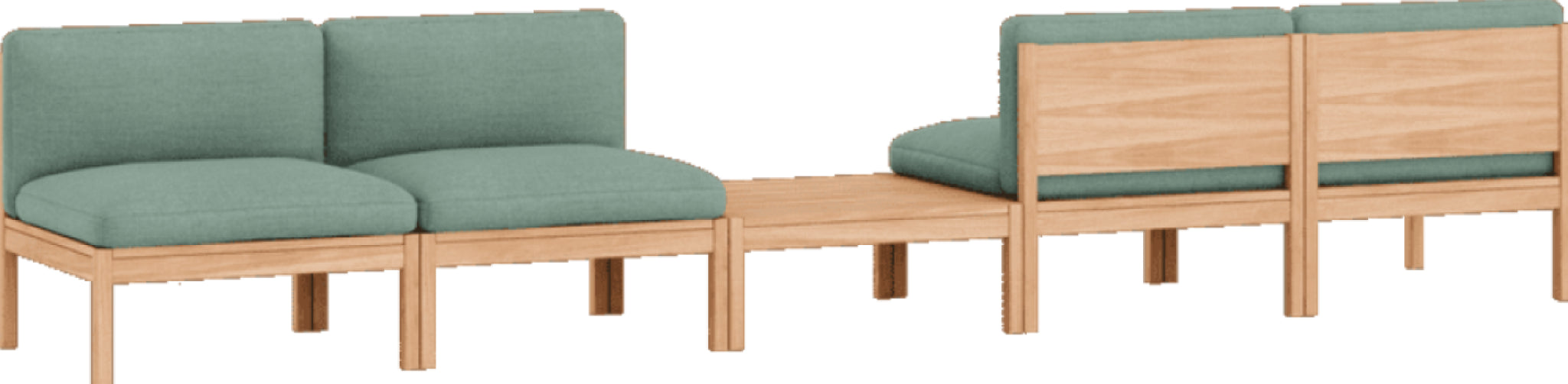 Moebe Modular Sofa Set, Mixed Combination B, Re-wool 868 (fsc Mix Credit)