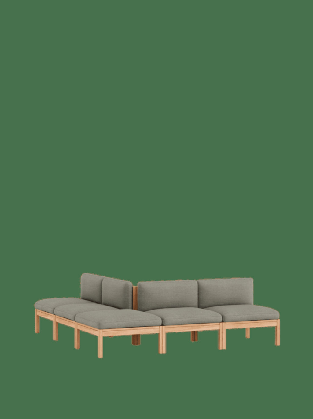 Moebe Modular Sofa Set, Mixed Combination C, Re-wool 128 (fsc Mix Credit)