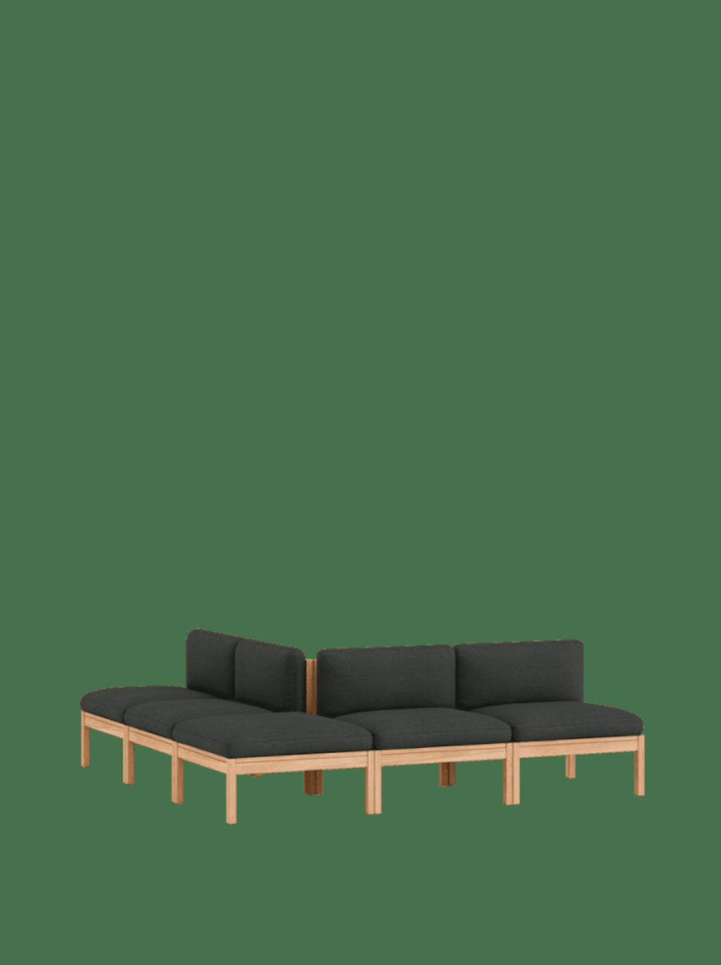 Moebe Modular Sofa Set, Mixed Combination C, Re-wool 198 (fsc Mix Credit)