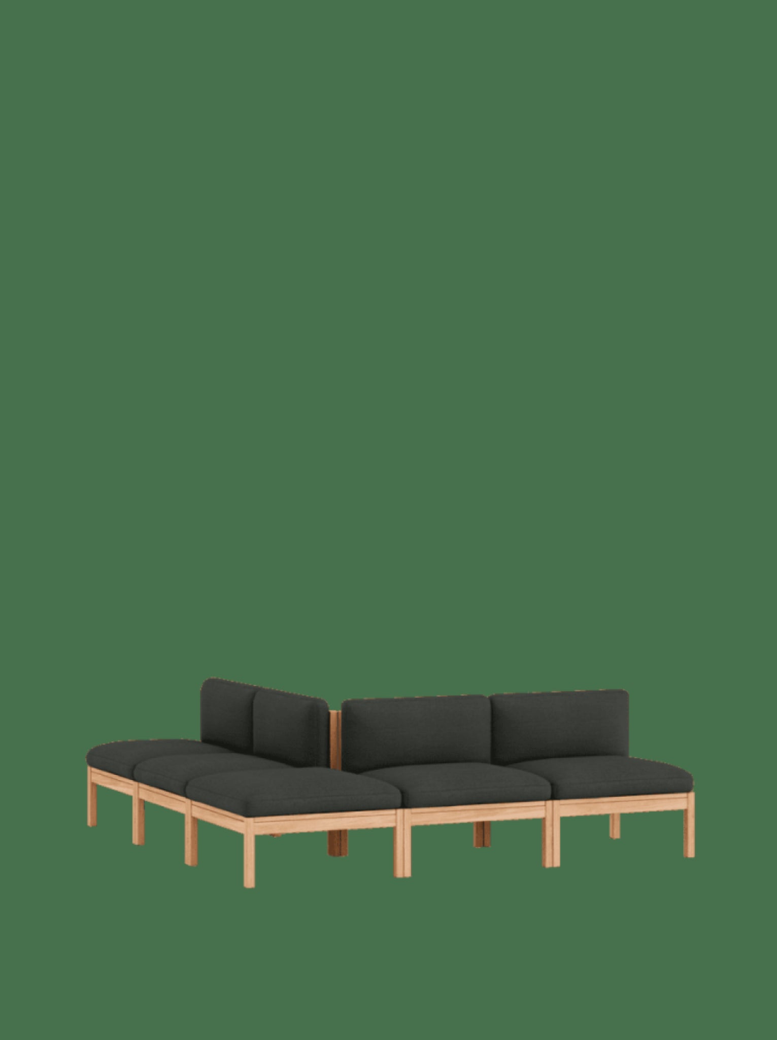Moebe Modular Sofa Set, Mixed Combination C, Re-wool 198 (fsc Mix Credit)