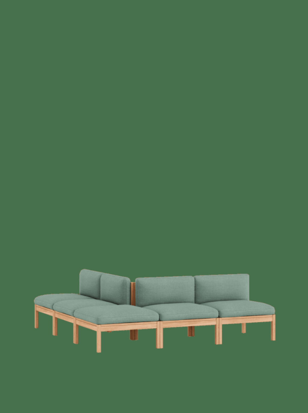 Moebe Modular Sofa Set, Mixed Combination C, Re-wool 868 (fsc Mix Credit)