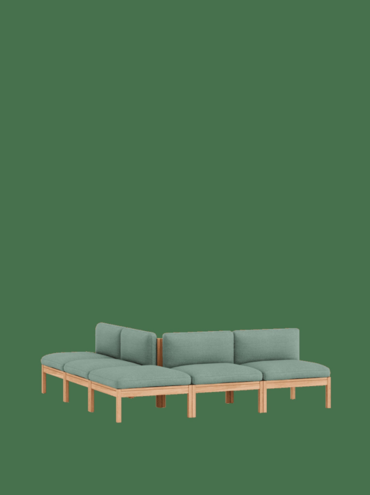 Moebe Modular Sofa Set, Mixed Combination C, Re-wool 868 (fsc Mix Credit)