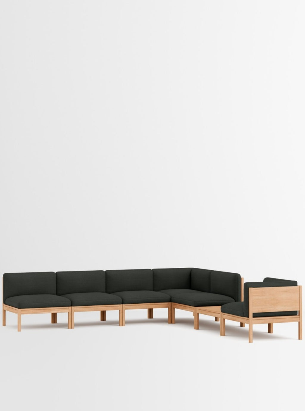 Moebe Modular Sofa Set, Mixed Combination D, Re-wool 198 (fsc Mix Credit)
