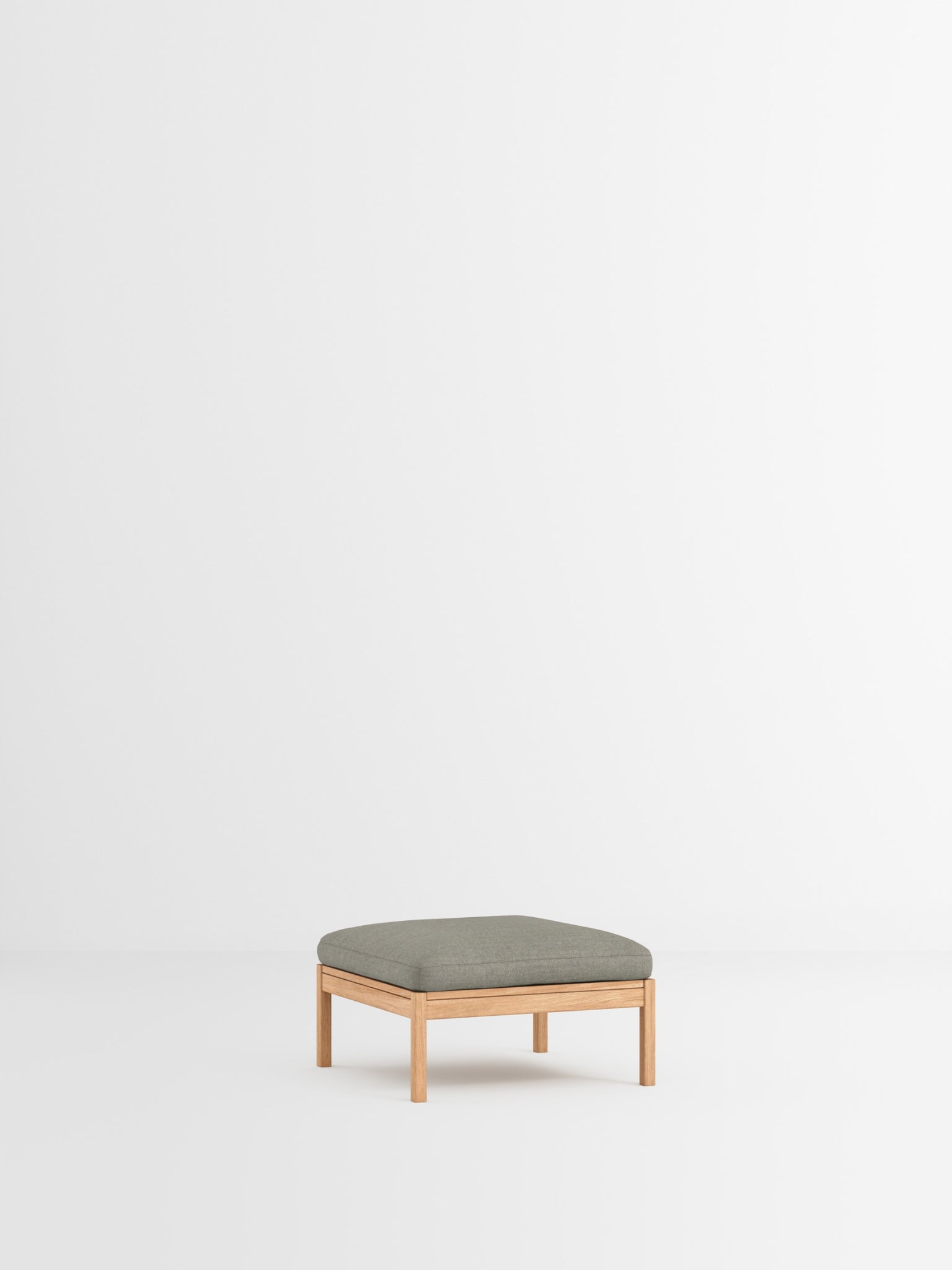 Moebe Modular Sofa Set, Ottoman, Re-wool 128 (fsc Mix Credit)