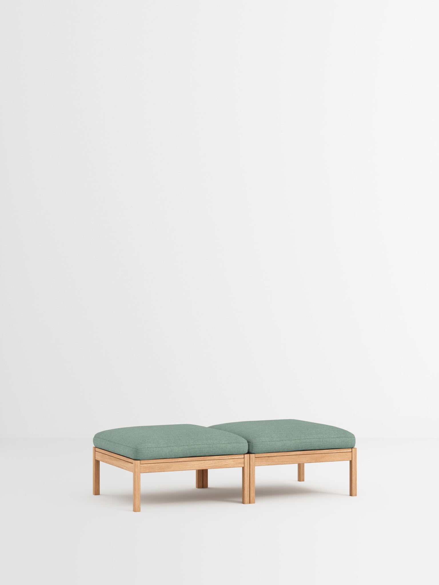 Moebe Modular Sofa Set, 2 Seater Daybed, Re-wool 868 (fsc Mix Credit)