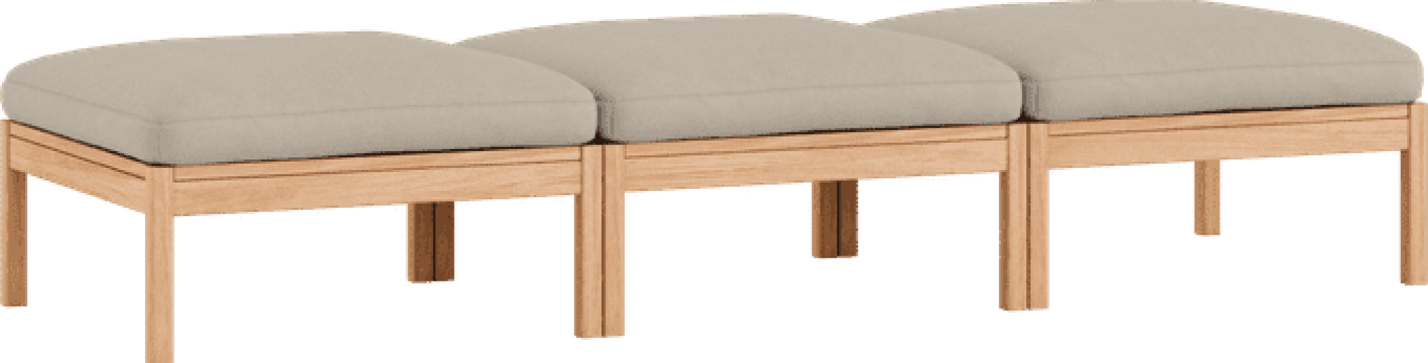 Moebe Modular Sofa Set, 3 Seater Daybed, Field 233 (fsc Mix Credit)