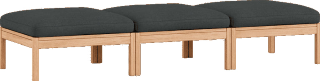 Moebe Modular Sofa Set, 3 Seater Daybed, Re-wool 987 (fsc Mix Credit)