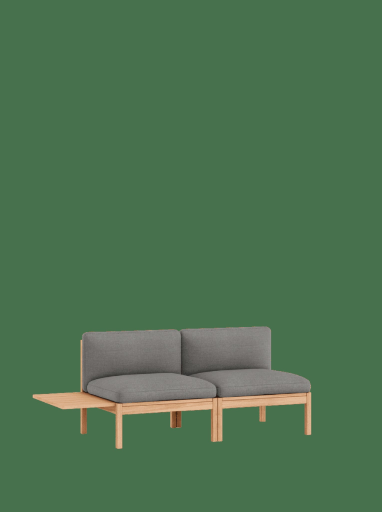 Moebe Modular Sofa Set, 2 Seater Sofa With 1 Side Table, Autumn 131 (fsc Mix Credit)