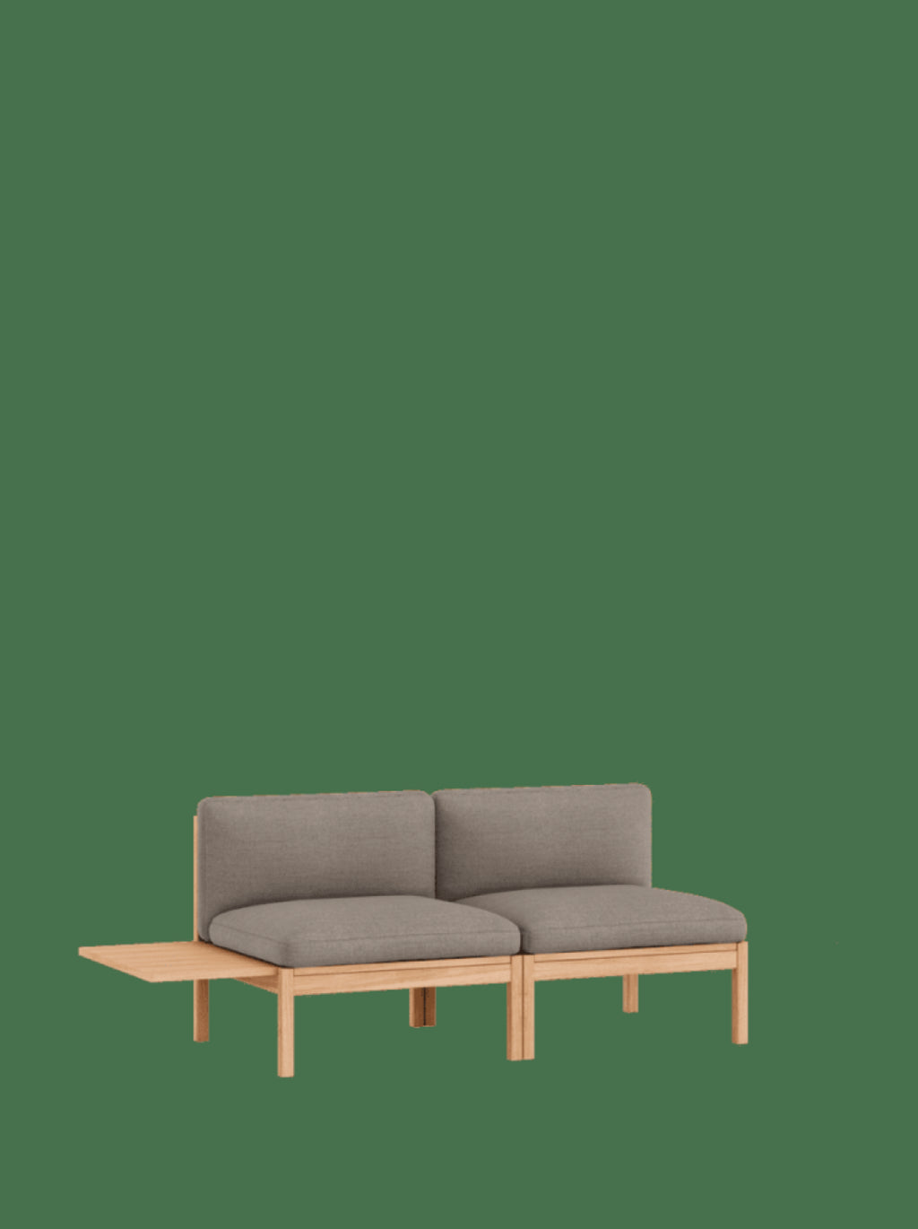 Moebe Modular Sofa Set, 2 Seater Sofa With 1 Side Table, Autumn 331 (fsc Mix Credit)