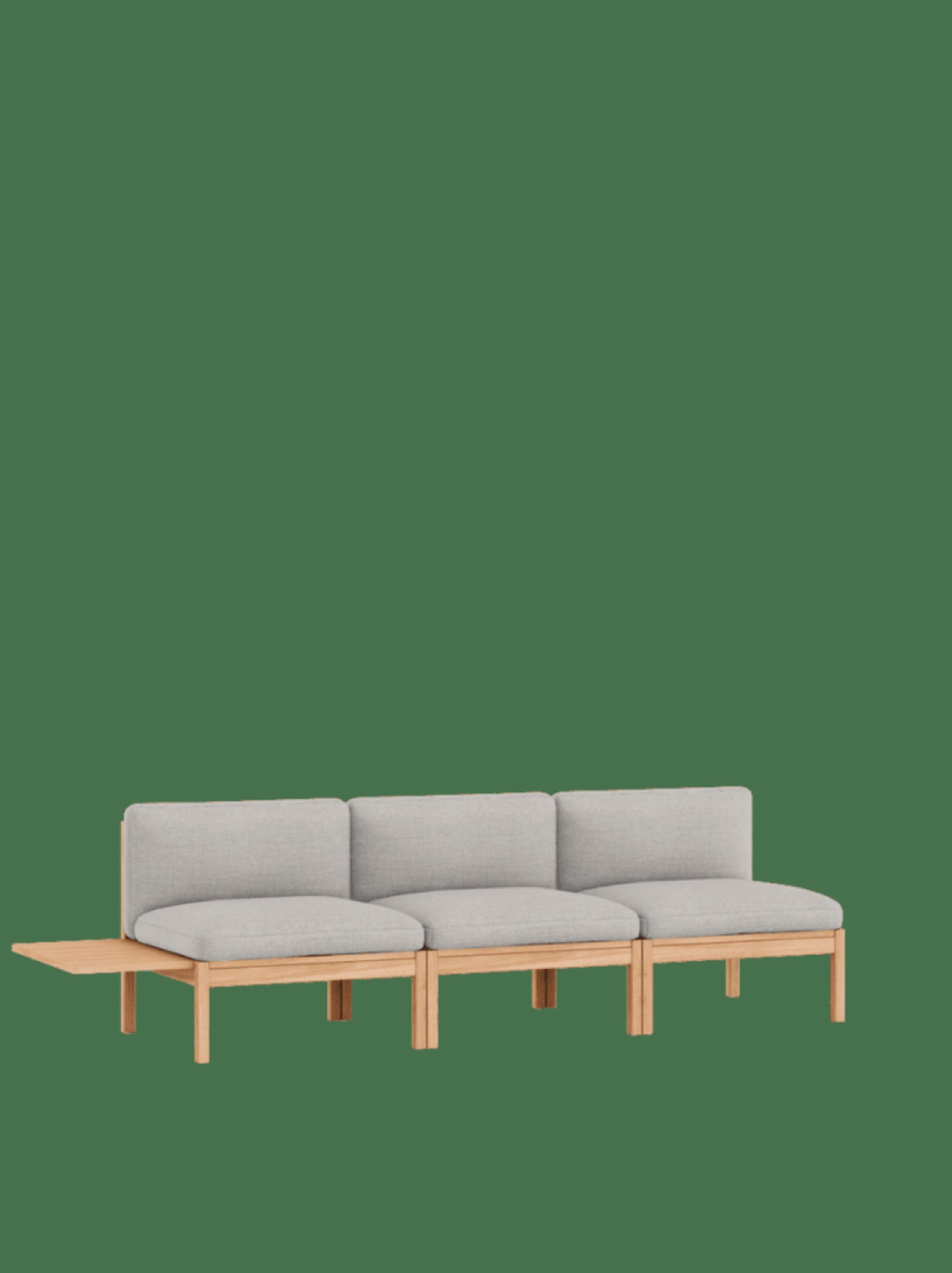Moebe Modular Sofa Set, 3 Seater Sofa With 1 Side Table, Autumn 101 (fsc Mix Credit)