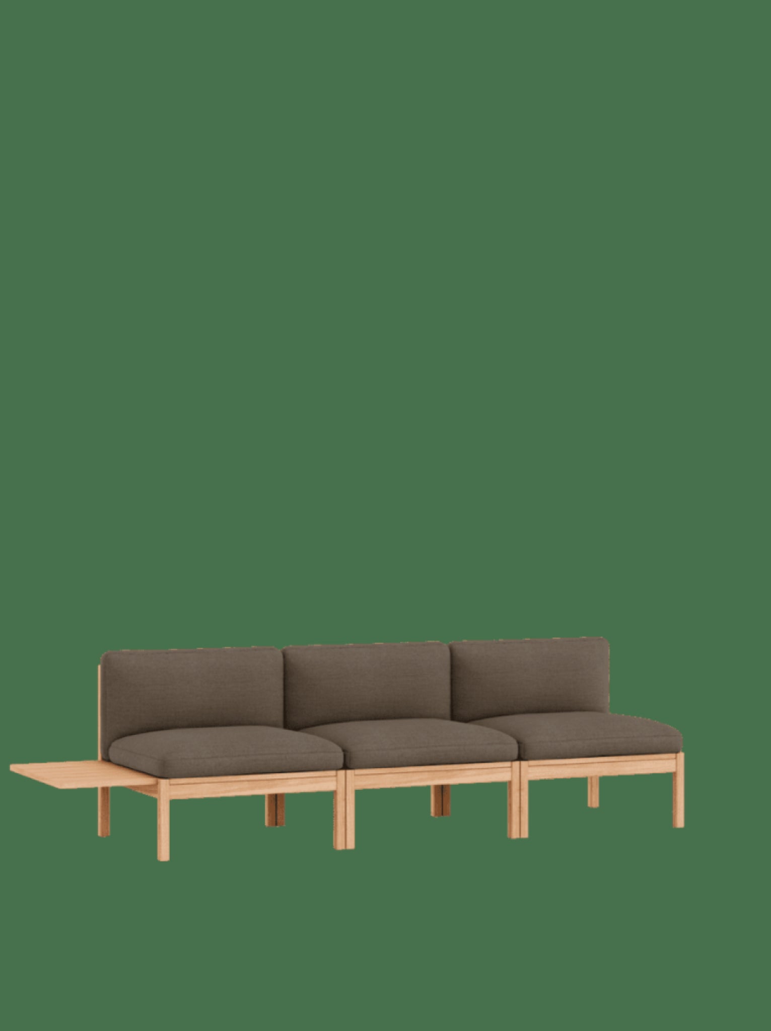 Moebe Modular Sofa Set, 3 Seater Sofa With 1 Side Table, Autumn 361 (fsc Mix Credit)