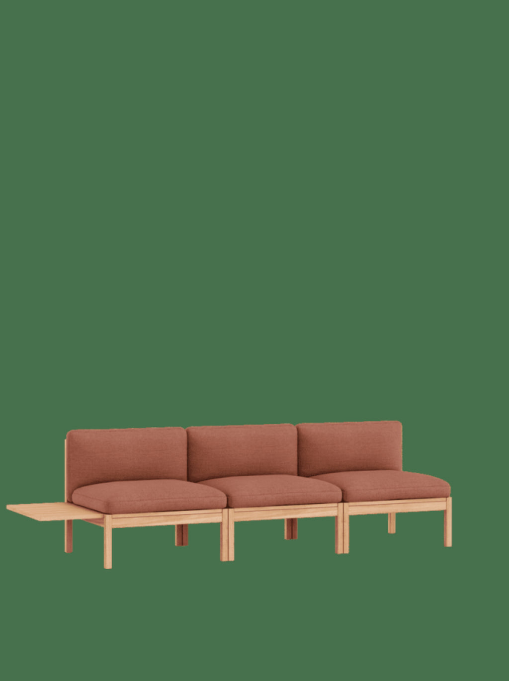 Moebe Modular Sofa Set, 3 Seater Sofa With 1 Side Table, Autumn 551 (fsc Mix Credit)