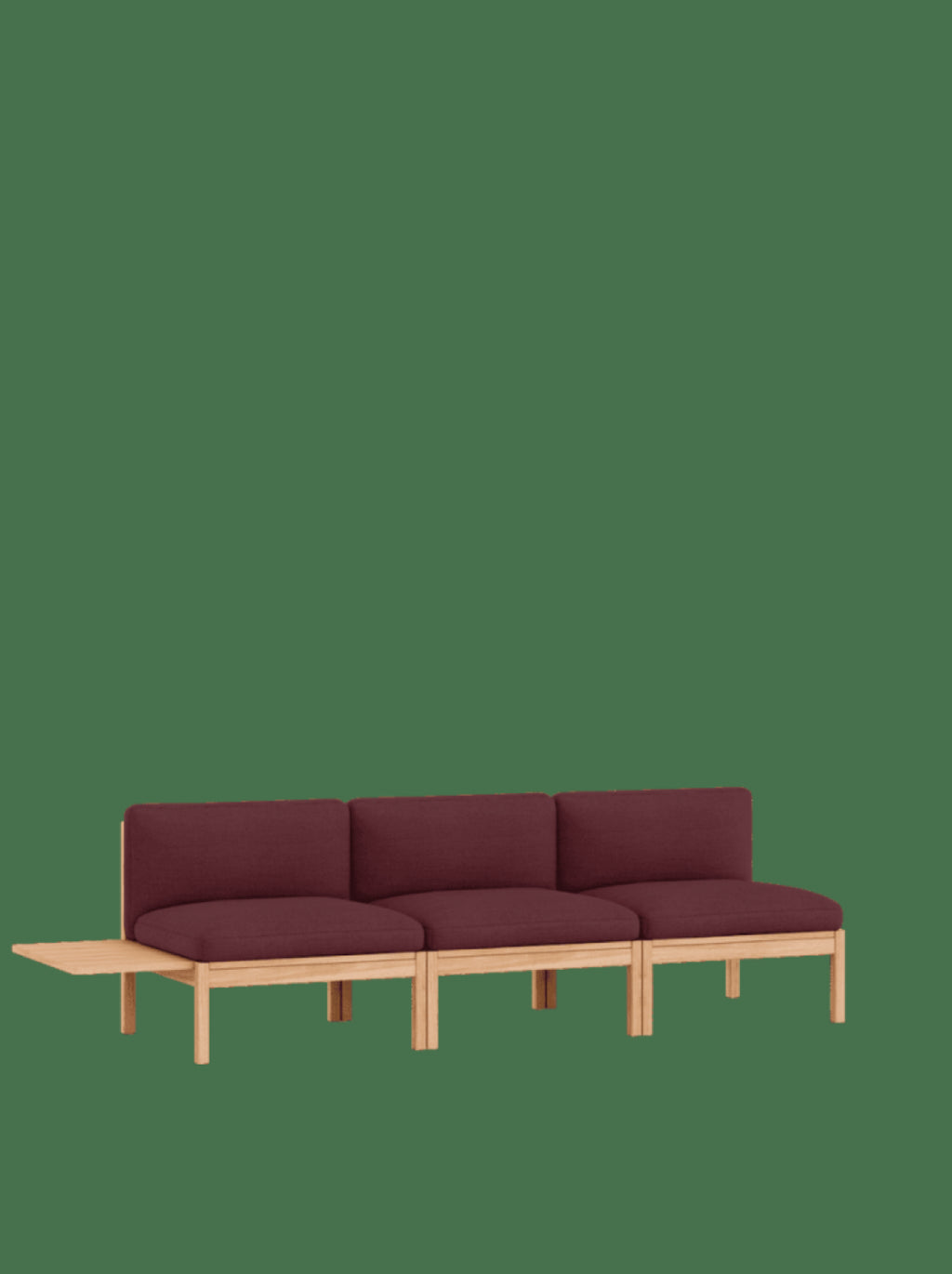 Moebe Modular Sofa Set, 3 Seater Sofa With 1 Side Table, Autumn 681 (fsc Mix Credit)
