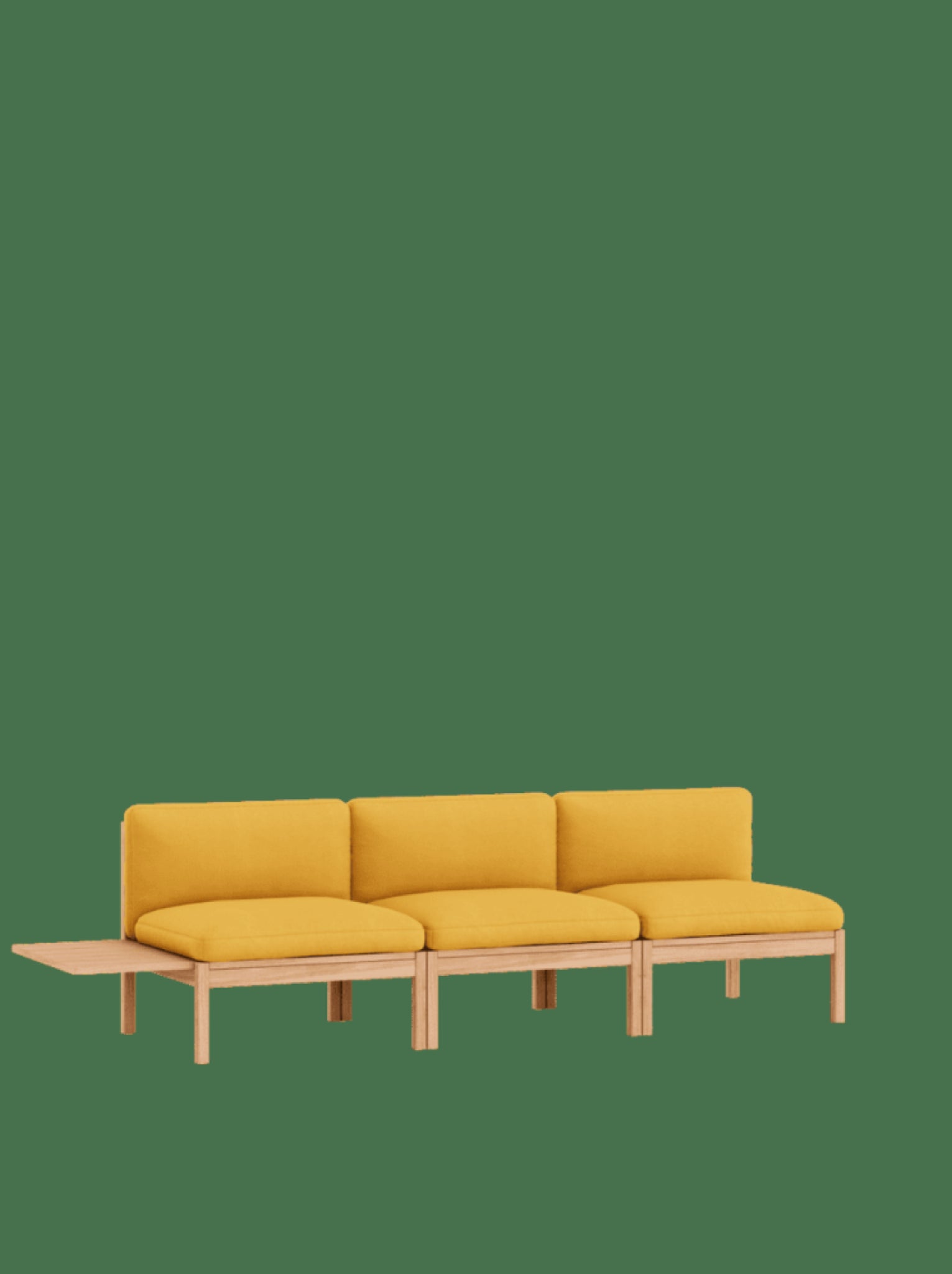 Moebe Modular Sofa Set, 3 Seater Sofa With 1 Side Table, Field 463 (fsc Mix Credit)