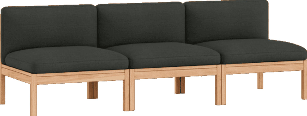 Moebe Modular Sofa Set, 3 Seater Sofa, Re-wool 198 (fsc Mix Credit)