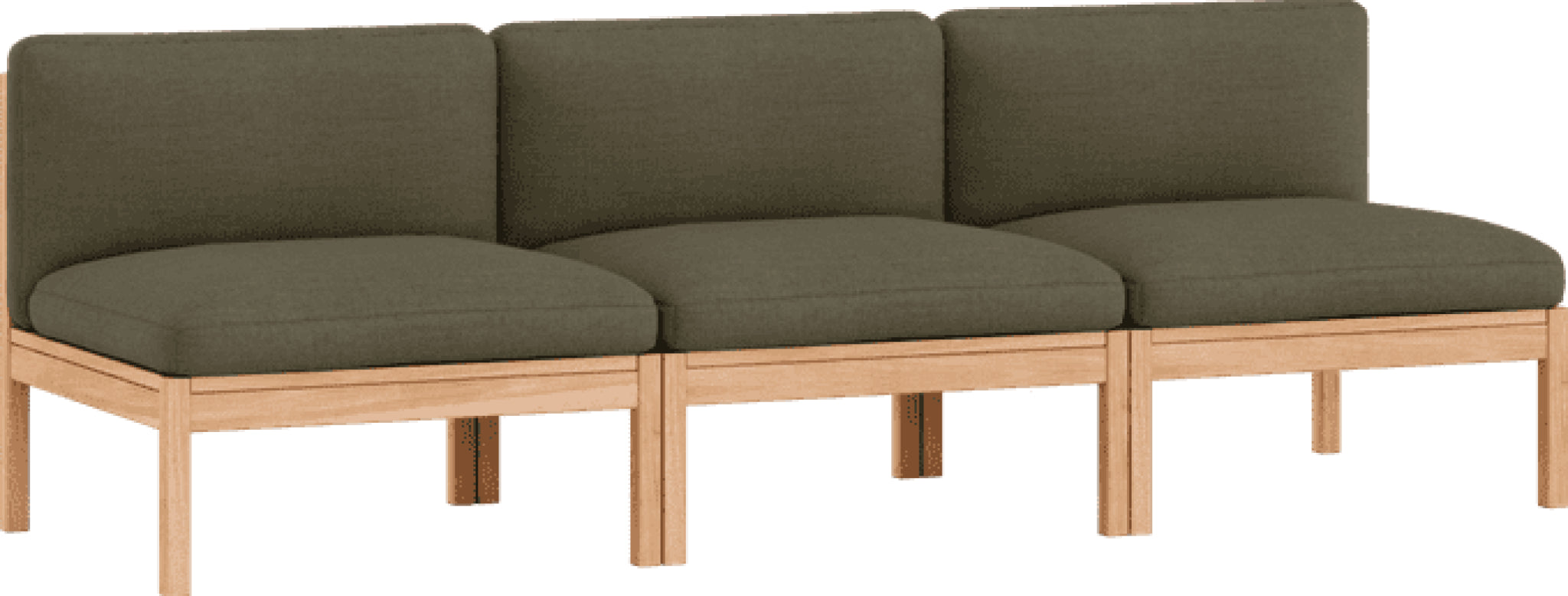 Moebe Modular Sofa Set, 3 Seater Sofa, Re-wool 977 (fsc Mix Credit)